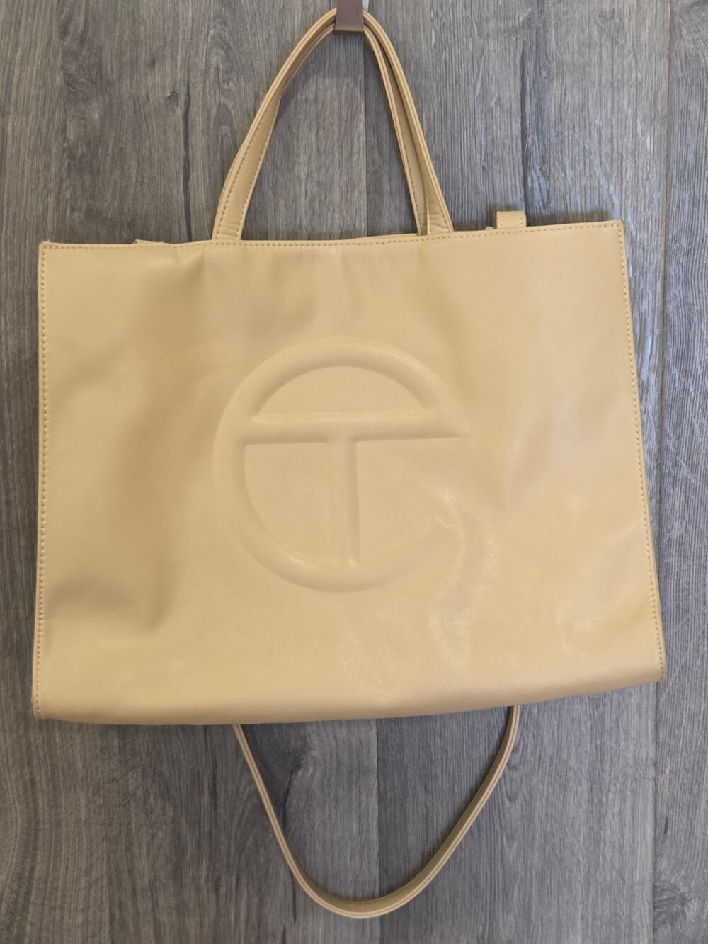Telfar Cream Shopping Bag Size Medium